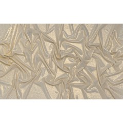 Metallic Foiled Uneven Stretch Rib Knit – Gold on Ivory – Estelle Collection Metallic Foiled Uneven Stretch Rib Knit – Gold on Ivory – Estelle Collection