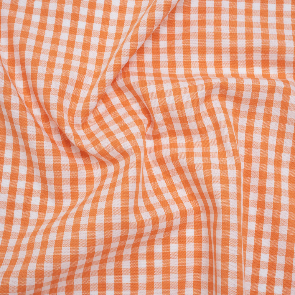 Cotton Gingham 0.25″ – Orange – Londrina Collection Cotton Gingham 0.25″ – Orange – Londrina Collection