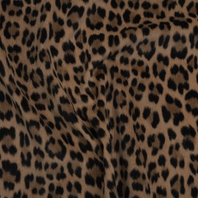 Stretch Cotton Corduroy Print Made in Italy – Beige, Taupe and Black Cheetah Spots – Deadstock Stretch Cotton Corduroy Print Made in Italy – Beige, Taupe and Black Cheetah Spots – Deadstock