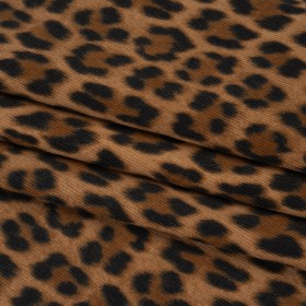 Cotton Corduroy Print Made in Italy – Tan, Brown and Black Cheetah – Deadstock Cotton Corduroy Print Made in Italy – Tan, Brown and Black Cheetah – Deadstock