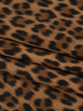 Cotton Corduroy Print Made in Italy – Tan, Brown and Black Cheetah – Deadstock Cotton Corduroy Print Made in Italy – Tan, Brown and Black Cheetah – Deadstock