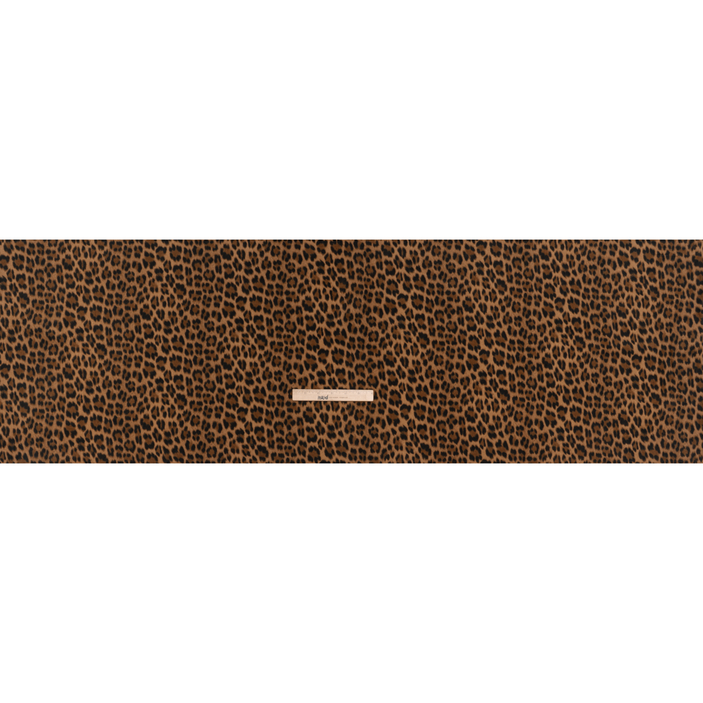 Cotton Corduroy Print Made in Italy – Tan, Brown and Black Cheetah – Deadstock Cotton Corduroy Print Made in Italy – Tan, Brown and Black Cheetah – Deadstock