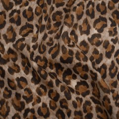 Stretch Cotton Matelasse Print Made in Italy – Beige, Brown and Black Cheetah Print on Diamonds – Deadstock Stretch Cotton Matelasse Print Made in Italy – Beige, Brown and Black Cheetah Print on Diamonds – Deadstock
