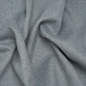 Brushed Wool Blend Coating – Heathered Blue Gray – Deadstock Brushed Wool Blend Coating – Heathered Blue Gray – Deadstock