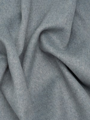 Brushed Wool Blend Coating – Heathered Blue Gray – Deadstock Brushed Wool Blend Coating – Heathered Blue Gray – Deadstock