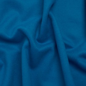 Brushed Wool Blend Coating – Azure Blue – Deadstock Brushed Wool Blend Coating – Azure Blue – Deadstock