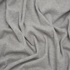 Cotton and Polyester 1×1 Rib Knit – Heathered Warm Gray – Deadstock Cotton and Polyester 1×1 Rib Knit – Heathered Warm Gray – Deadstock