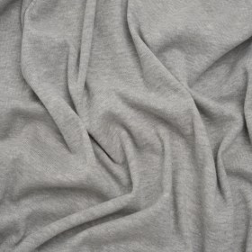 Cotton and Polyester 1×1 Rib Knit – Heathered Warm Gray – Deadstock Cotton and Polyester 1×1 Rib Knit – Heathered Warm Gray – Deadstock