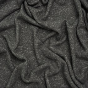 Cozy Brushed Stretch Rayon Sweater Knit – Heathered Anthracite Gray – Deadstock Cozy Brushed Stretch Rayon Sweater Knit – Heathered Anthracite Gray – Deadstock