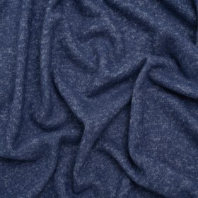 Cozy Brushed Stretch Rayon Sweater Knit – Heathered Cadet Blue – Deadstock Cozy Brushed Stretch Rayon Sweater Knit – Heathered Cadet Blue – Deadstock