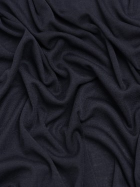 Polyester 1×1 Rib Knit – Navy Blue – Deadstock Polyester 1×1 Rib Knit – Navy Blue – Deadstock