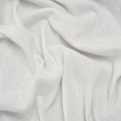 Cotton 1×1 Rib Knit – White – Deadstock Cotton 1×1 Rib Knit – White – Deadstock