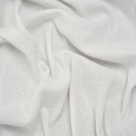 Cotton 1×1 Rib Knit – White – Deadstock Cotton 1×1 Rib Knit – White – Deadstock