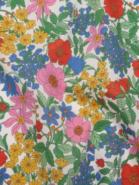 Liberty Fabrics Tana Lawnยฎ – Clarabell Multi Bright – Red, Blue and Yellow Floral Liberty Fabrics Tana Lawnยฎ – Clarabell Multi Bright – Red, Blue and Yellow Floral