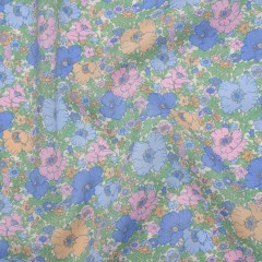 Liberty Fabrics Tana Lawn® – Meadow Song Multi Pastel – Light Blue, Baby Pink and Soft Green Flower Field Liberty Fabrics Tana Lawn® – Meadow Song Multi Pastel – Light Blue, Baby Pink and Soft Green Flower Field