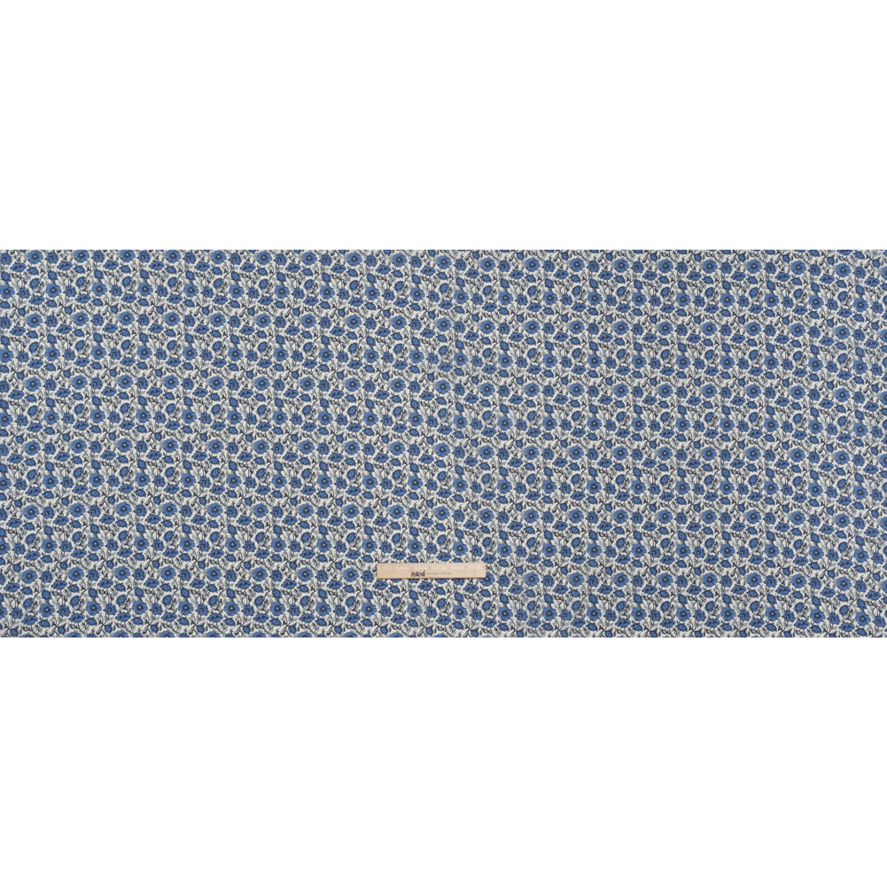 Liberty Fabrics Tana Lawn® – Astell Reece Blue – Blue and White Flower Vines Liberty Fabrics Tana Lawn® – Astell Reece Blue – Blue and White Flower Vines