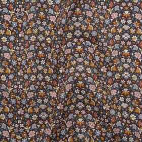 Liberty Fabrics Tana Lawnยฎ – Meera Multi Pastel – Golden Yellow, Light Blue and Brown Simple Floral Liberty Fabrics Tana Lawnยฎ – Meera Multi Pastel – Golden Yellow, Light Blue and Brown Simple Floral