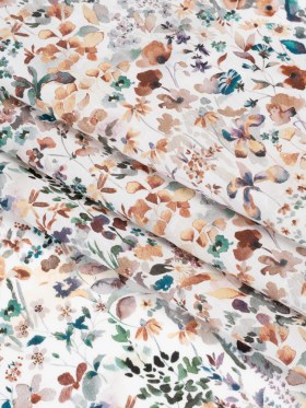 Liberty Fabrics Tana Lawnยฎ – Felda Multi Neutral – Brown, Gray and Blue Watercolor Flowers Liberty Fabrics Tana Lawnยฎ – Felda Multi Neutral – Brown, Gray and Blue Watercolor Flowers