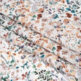 Liberty Fabrics Tana Lawnยฎ – Felda Multi Neutral – Brown, Gray and Blue Watercolor Flowers Liberty Fabrics Tana Lawnยฎ – Felda Multi Neutral – Brown, Gray and Blue Watercolor Flowers