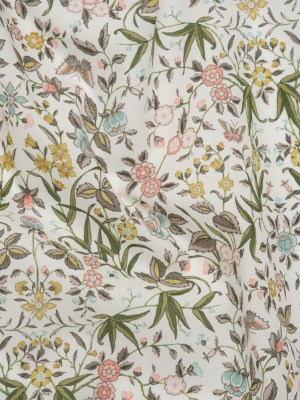 Liberty Fabrics Tana Lawn® – Tapestry Multi Pastel – Light Pink, Green and Yellow Floral and Butterflies Liberty Fabrics Tana Lawn® – Tapestry Multi Pastel – Light Pink, Green and Yellow Floral and Butterflies