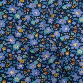 Liberty Fabrics Tana Lawnยฎ – Betsy Meadow Dark Blue – Blue, Periwinkle and Yellow Illustrated Floral Liberty Fabrics Tana Lawnยฎ – Betsy Meadow Dark Blue – Blue, Periwinkle and Yellow Illustrated Floral