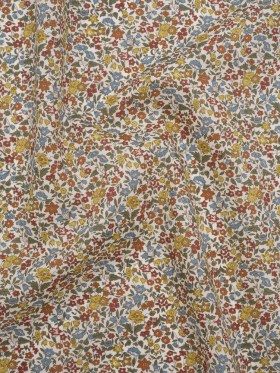 Liberty Fabrics Tana Lawnยฎ – Ava Multi Neutral – Red, Light Blue and Yellow Florals Liberty Fabrics Tana Lawnยฎ – Ava Multi Neutral – Red, Light Blue and Yellow Florals