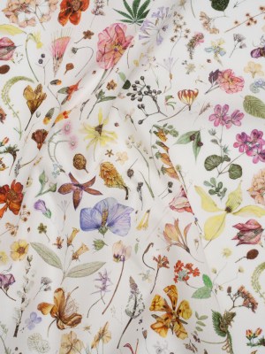 Liberty Fabrics Tana Lawn® – Floral Eve Multi Bright – Pink, Red and Green Scattered Plants and Flowers Liberty Fabrics Tana Lawn® – Floral Eve Multi Bright – Pink, Red and Green Scattered Plants and Flowers