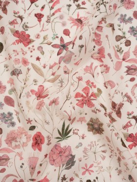 Liberty Fabrics Tana Lawn® – Floral Eve Pink – Baby Pink and Light Green Scattered Plants and Flowers Liberty Fabrics Tana Lawn® – Floral Eve Pink – Baby Pink and Light Green Scattered Plants and Flowers