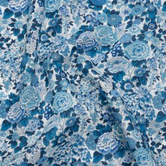 Liberty Fabrics Tana Lawnยฎ – Elysian Day Blue – Sky, Cobalt and White Rosy Blooms Liberty Fabrics Tana Lawnยฎ – Elysian Day Blue – Sky, Cobalt and White Rosy Blooms