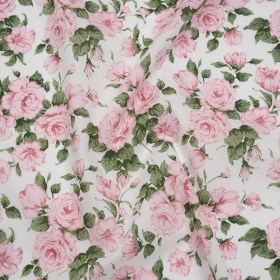 Liberty Fabrics Tana Lawnยฎ – Carline Rose Light Pink – Pale Pink, Green and White Rose Bouquets Liberty Fabrics Tana Lawnยฎ – Carline Rose Light Pink – Pale Pink, Green and White Rose Bouquets