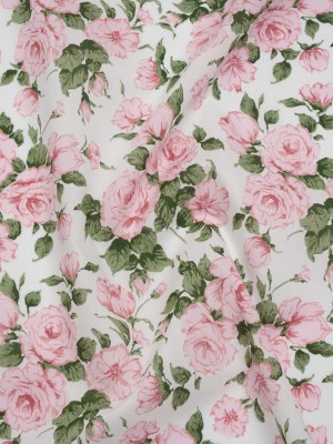Liberty Fabrics Tana Lawn® – Carline Rose Light Pink – Pale Pink, Green and White Rose Bouquets Liberty Fabrics Tana Lawn® – Carline Rose Light Pink – Pale Pink, Green and White Rose Bouquets