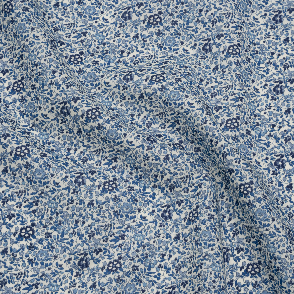 Liberty Fabrics Tana Lawn® – Katie and Millie Blue – Shades of Blue Little Florals Liberty Fabrics Tana Lawn® – Katie and Millie Blue – Shades of Blue Little Florals