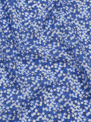 Liberty Fabrics Tana Lawn® – Mitsi Valeria Dark Blue – Cobalt and Navy Cherry Blossoms Liberty Fabrics Tana Lawn® – Mitsi Valeria Dark Blue – Cobalt and Navy Cherry Blossoms