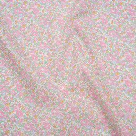 Liberty Fabrics Tana Lawnยฎ – Betsy Ann Light Pink – Pale Pink, Mint Green and LIght Orange Floral Liberty Fabrics Tana Lawnยฎ – Betsy Ann Light Pink – Pale Pink, Mint Green and LIght Orange Floral