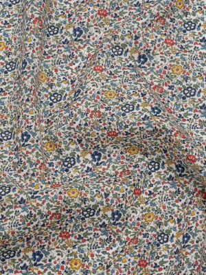 Liberty Fabrics Tana Lawn® – Katie and Millie Multi Bright – Blue, Yellow and Red Little Florals Liberty Fabrics Tana Lawn® – Katie and Millie Multi Bright – Blue, Yellow and Red Little Florals