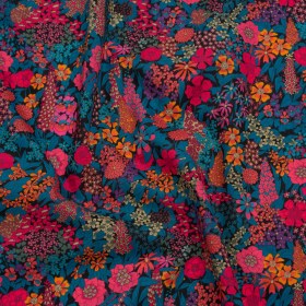 Liberty Fabrics Tana Lawnยฎ – Ciara Pink – Deep Blue, Pink and Orange Flower Garden Liberty Fabrics Tana Lawnยฎ – Ciara Pink – Deep Blue, Pink and Orange Flower Garden