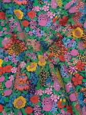 Liberty Fabrics Tana Lawn® – Ciara Multi Bright – Pink, Red and Green Flower Garden Liberty Fabrics Tana Lawn® – Ciara Multi Bright – Pink, Red and Green Flower Garden