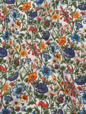 Liberty Fabrics Tana Lawn® – Rachel Multi Bright – Red, Yellow and Purple Flowers and Foliage Liberty Fabrics Tana Lawn® – Rachel Multi Bright – Red, Yellow and Purple Flowers and Foliage