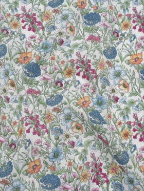 Liberty Fabrics Tana Lawnยฎ – Rachel Multi Pastel – LIght Blue, Pink and Green Flowers and Foliage Liberty Fabrics Tana Lawnยฎ – Rachel Multi Pastel – LIght Blue, Pink and Green Flowers and Foliage