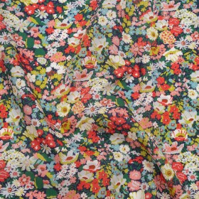 Liberty Fabrics Tana Lawnยฎ – Thorpe Multi Bright – Hot Pink, Yellow and Deep Green Dense Floral Liberty Fabrics Tana Lawnยฎ – Thorpe Multi Bright – Hot Pink, Yellow and Deep Green Dense Floral