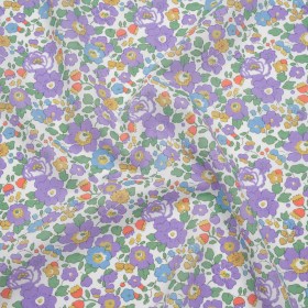 Liberty Fabrics Tana Lawnยฎ – Betsy Purple – Lavender, Baby Blue and Emerald Green Floral Liberty Fabrics Tana Lawnยฎ – Betsy Purple – Lavender, Baby Blue and Emerald Green Floral