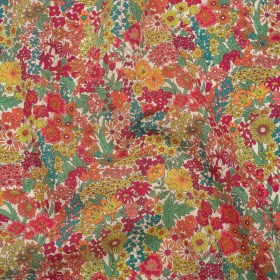 Liberty Fabrics Tana Lawnยฎ – Margaret Annie Pink – Bright Pink, Orange and Yellow Hand Drawn Florals Liberty Fabrics Tana Lawnยฎ – Margaret Annie Pink – Bright Pink, Orange and Yellow Hand Drawn Florals