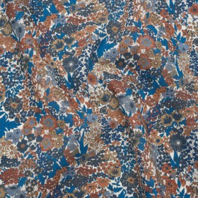 Liberty Fabrics Tana Lawnยฎ – Margaret Annie Blue – Brown, Blue and Beige Hand Drawn Florals Liberty Fabrics Tana Lawnยฎ – Margaret Annie Blue – Brown, Blue and Beige Hand Drawn Florals