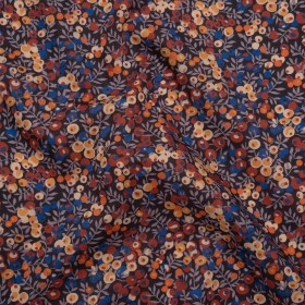 Liberty Fabrics Tana Lawnยฎ – Wiltshire Rust – Rust Red, Orange and Blue Leaves and Berries Liberty Fabrics Tana Lawnยฎ – Wiltshire Rust – Rust Red, Orange and Blue Leaves and Berries