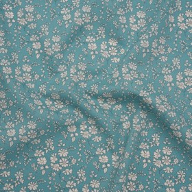 Liberty Fabrics Tana Lawnยฎ – Capel Blue Turquoise – Aqua Blue and White Outlined Florals Liberty Fabrics Tana Lawnยฎ – Capel Blue Turquoise – Aqua Blue and White Outlined Florals