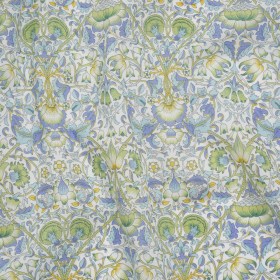 Liberty Fabrics Tana Lawnยฎ – Lodden Green – Light Green, Pastel Blue and Golden Yellow Arts and Crafts Floral Liberty Fabrics Tana Lawnยฎ – Lodden Green – Light Green, Pastel Blue and Golden Yellow Arts and Crafts Floral
