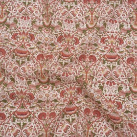 Liberty Fabrics Tana Lawnยฎ – Lodden Rust – Strawberry Red, Pink and Olive Green Arts and Crafts Floral Liberty Fabrics Tana Lawnยฎ – Lodden Rust – Strawberry Red, Pink and Olive Green Arts and Crafts Floral