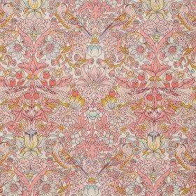 Liberty Fabrics Tana Lawnยฎ – Strawberry Thief Spring Light Pink – Baby Pink, Golden Yellow and Pale Blue Birds, Berries and Flowers Liberty Fabrics Tana Lawnยฎ – Strawberry Thief Spring Light Pink – Baby Pink, Golden Yellow and Pale Blue Birds, Berries and Flowers