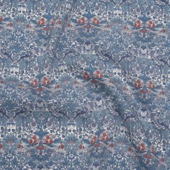 Liberty Fabrics Tana Lawn® – Strawberry Thief Spring Blue – Muted Blue Green, Navy and Red Birds, Berries and Flowers Liberty Fabrics Tana Lawn® – Strawberry Thief Spring Blue – Muted Blue Green, Navy and Red Birds, Berries and Flowers