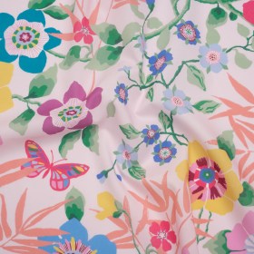 Liberty Fabrics Tana Lawnยฎ – Pavilion Pink – Light Pink, Yellow and Green Bold Florals Liberty Fabrics Tana Lawnยฎ – Pavilion Pink – Light Pink, Yellow and Green Bold Florals